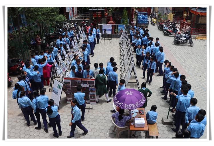 Photo exhibition for school students